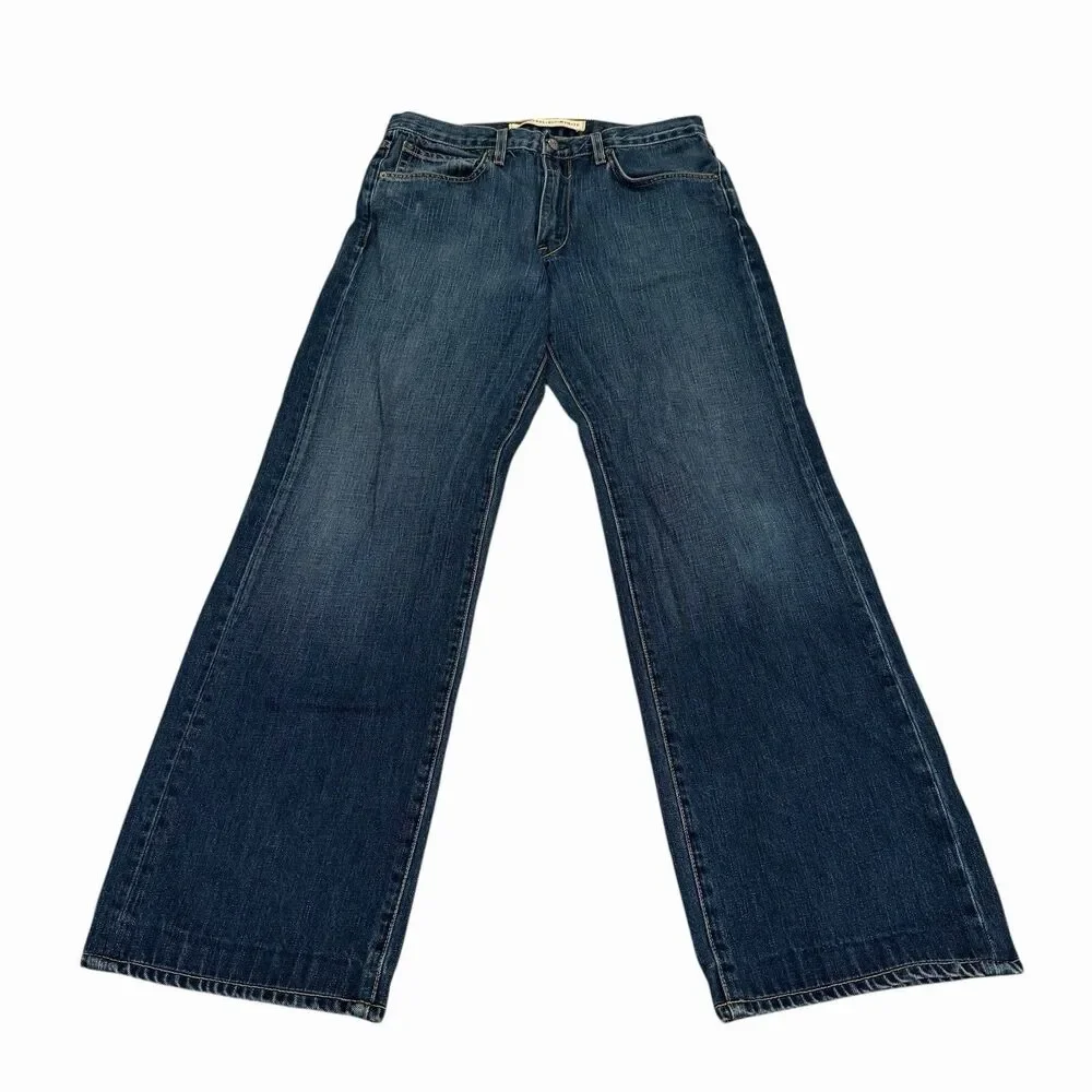Jake Agave Denimsmith Jeans Waterman Men's 32 Blue Relaxed Mid Rise Straight USA